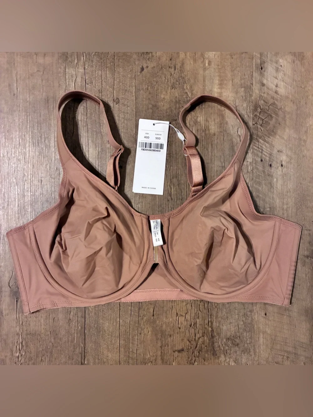 HSIA Everyday Support Underwire Bra in Tan/Nude/Beige